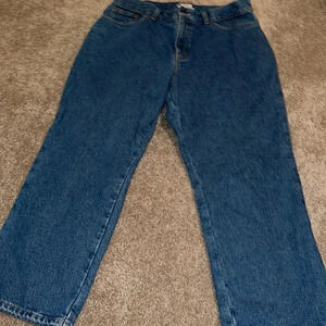 LL Bean Lined Jeans Original Fit - size 18P - T